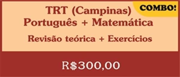 [TRT-Campinas/Port+Mat/Rev.Teórica+Exerc/2013.2]
