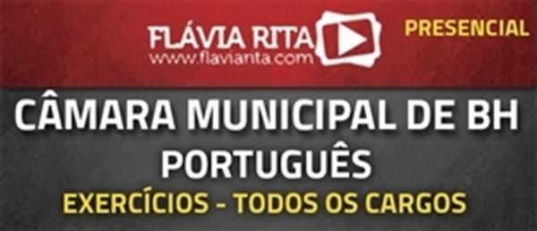 [Curso de exercícios avançados de Português para a Câmara Municipal - Todos os cargos/Presencial]