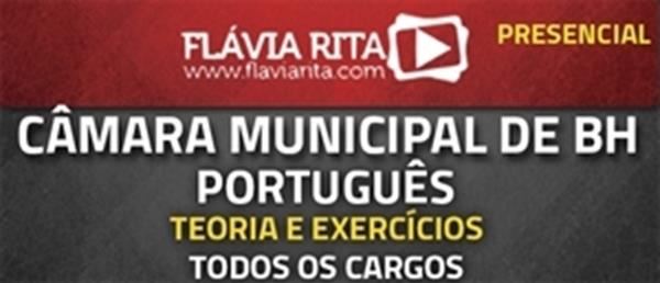 [Curso de Português Teoria+Exercícios para Câmara Municipal de Belo Horizonte/Presencial - Noite]