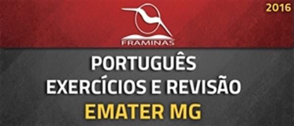 [Curso on-line: Revisão e Exercícios de Português para Concursos - EMATER-MG - Professora Flávia Rita]