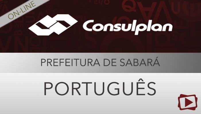 [Curso on-line: Português para o Concurso da Prefeitura de Sabará -  Professora Flávia]