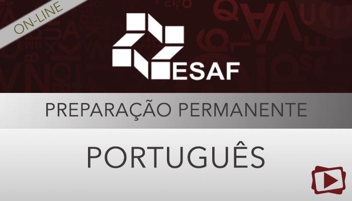[Curso on-line : Português - Preparação Permanente para Concursos - ESAF - Professora Flávia Rita]