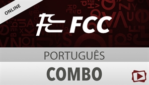 [COMBO: Curso on-line: Português - Preparação Permanente para Concursos FCC 2019 + Oficina de Redação FCC + Livro - Professora Flávia Rita]