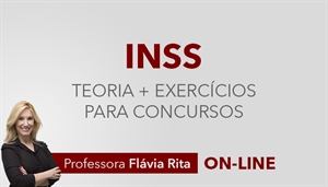 [Curso on-line: Português - Teoria + Correção de Provas para o concurso do INSS - Professora Flávia Rita]