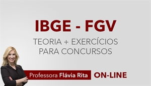 [Curso on-line: Português - Teoria + Exercícios para o concurso IBGE - FGV - Professora Flávia Rita]