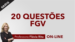 [Curso on-line bônus: 20 questões de português - bancas diversas - Professora Flávia Rita]