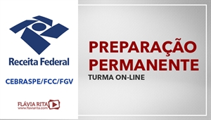 [Curso on-line de Português - FGV + (BÔNUS - CEBRASPE, FCC) - Preparação Permanente - Receita Federal / RFB - Professora Flávia Rita]