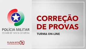 [Curso on-line de Português - CEBRASPE - Correção de Provas - Polícia Militar de Santa Catarina / PMSC - Professora Flávia Rita]