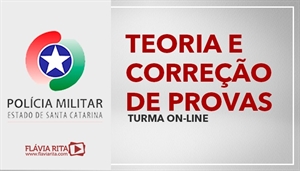 [Curso on-line de Português - CEBRASPE - Teoria + Exercícios - Polícia Militar de Santa Catarina / PMSC - Professora Flávia Rita]